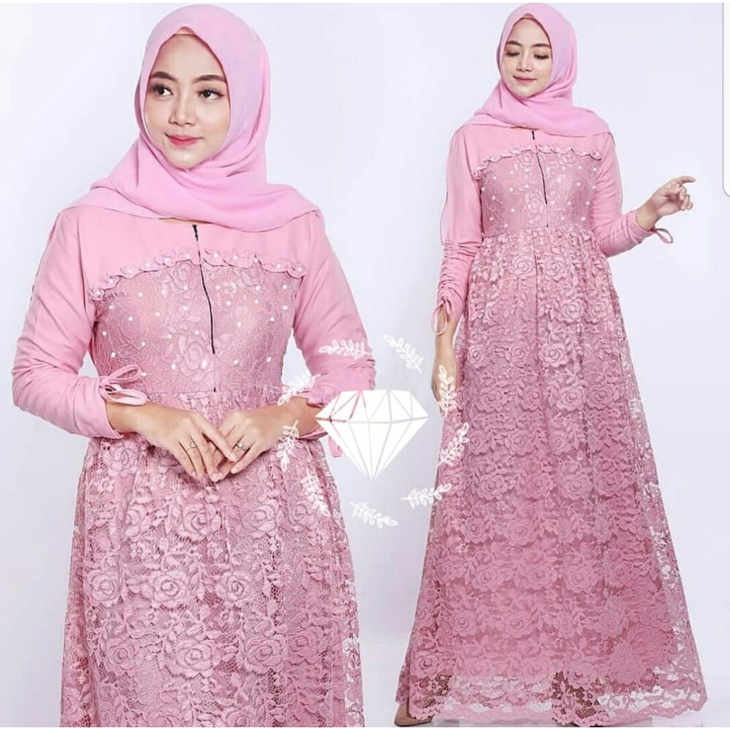 Dress Jenof - Pakaian Wanita - Gamis Muslim Wanita Terbaru