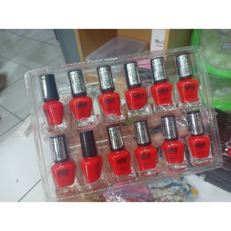 kutek salsa ecer khusus warna merah