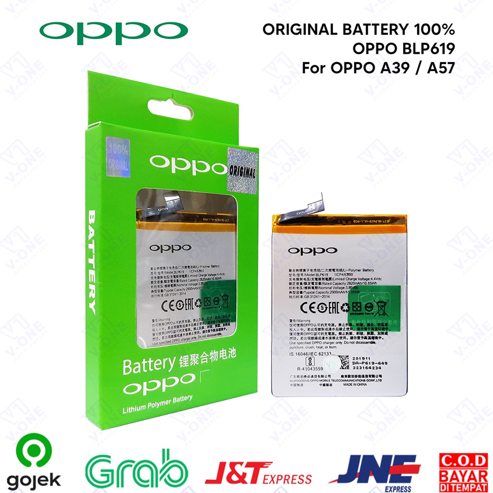 BATERAI BLP619 BATERAI OPPO A39 / OPPO A57 ORIGINAL 100%