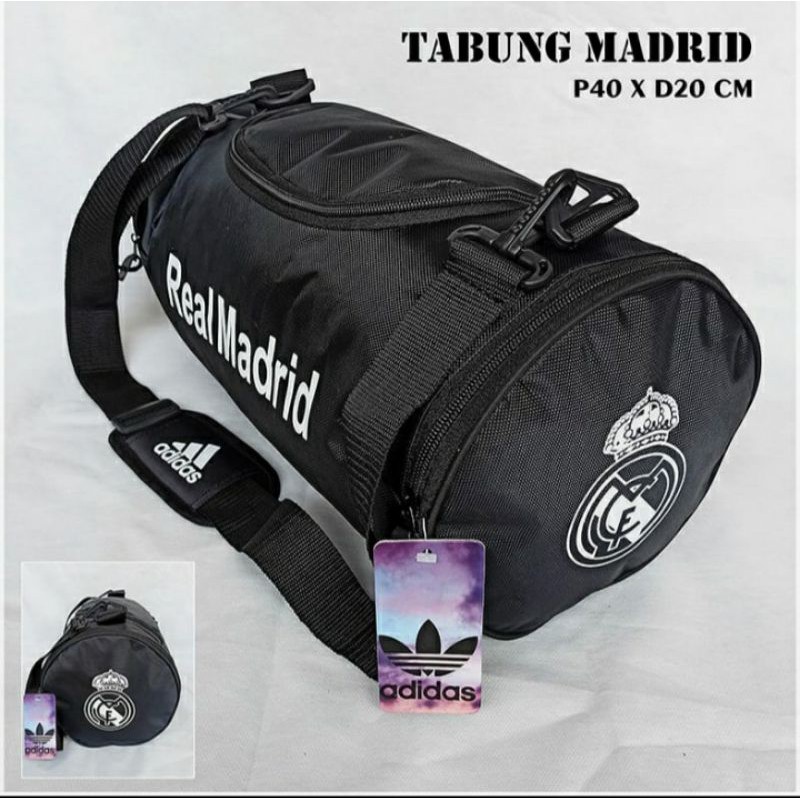 tas tabung real madrid tas selempang tabung pria tas tabung motor tas tabung jas hujan
