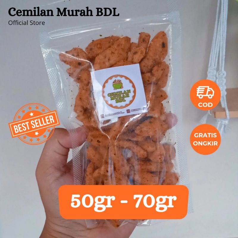 

Basreng (50gr - 70gr) Pedas Daun Jeruk