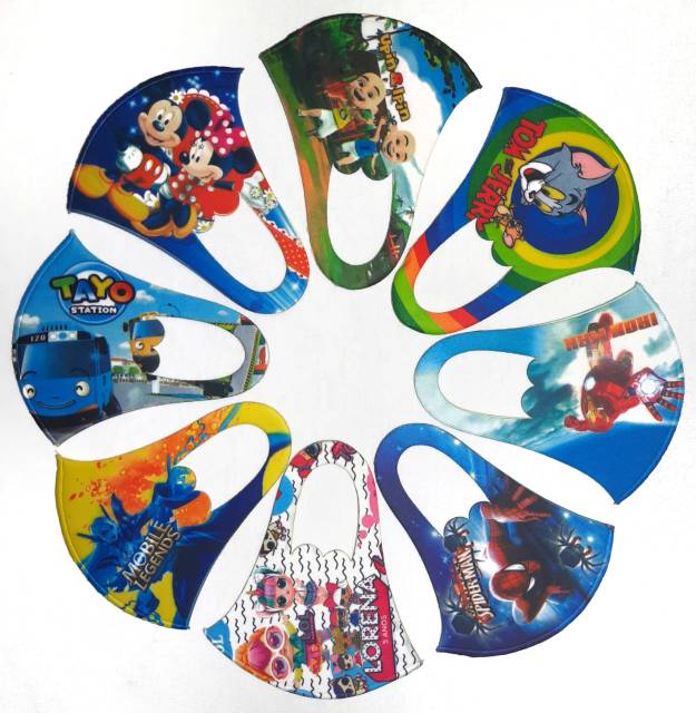 Masker Scuba Anak Full Print Motif Kartun Save 15 Masker Scuba Anak Full Print Motif Kartun Save 15