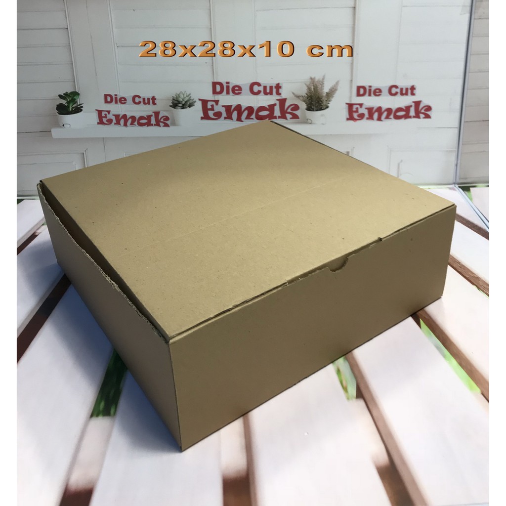 

kardus uk. 28x28x10 cm kotak box karton Die Cut