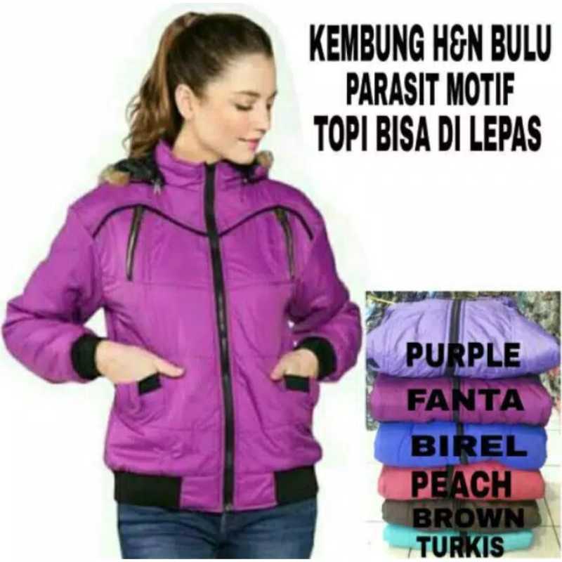 JAKET WANITA BULU TERLARIS