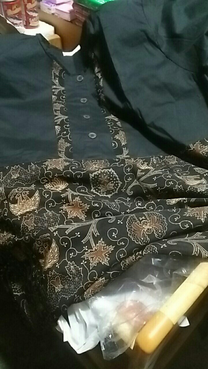 Gamis Batik Gliter 3xl Ld 120cm, 4xl Ld 130cm, 5xl Ld 140cm