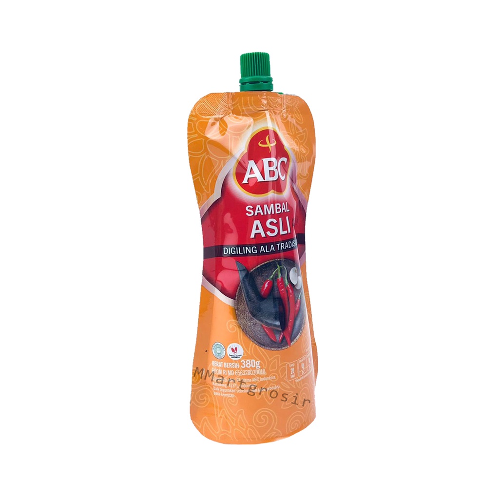 ABC SAMBAL ASLI PLASTIK 380g / SAUS SAMBAL