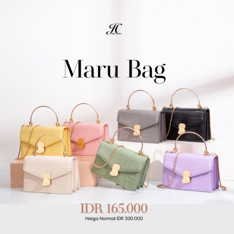 MARU BAG JIMSHONEY TAS SELEMPANG SLINGBAG  WANITA ELEGANT CROCO