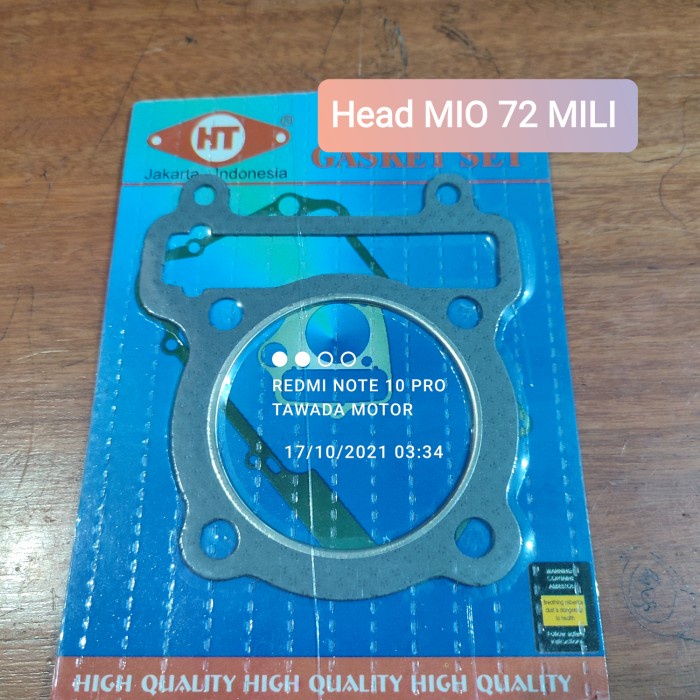 PAKING RACING BLOK HEAD ATAS UKURAN 72 YAMAHA MIO MIO SOUL