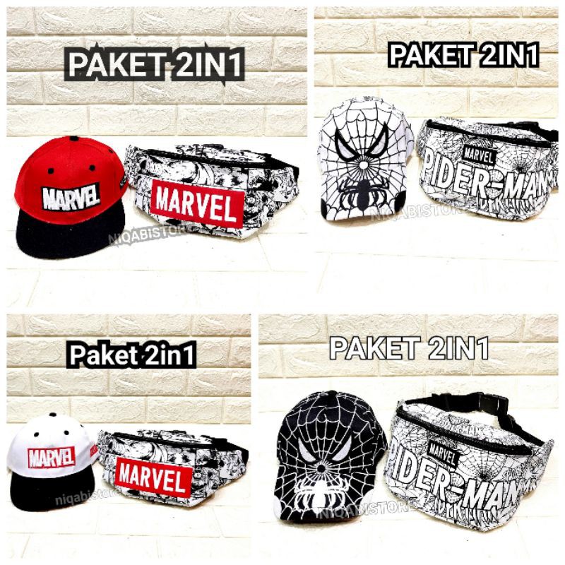 Tas selempang anak bahan canvas gratis topi print bordir