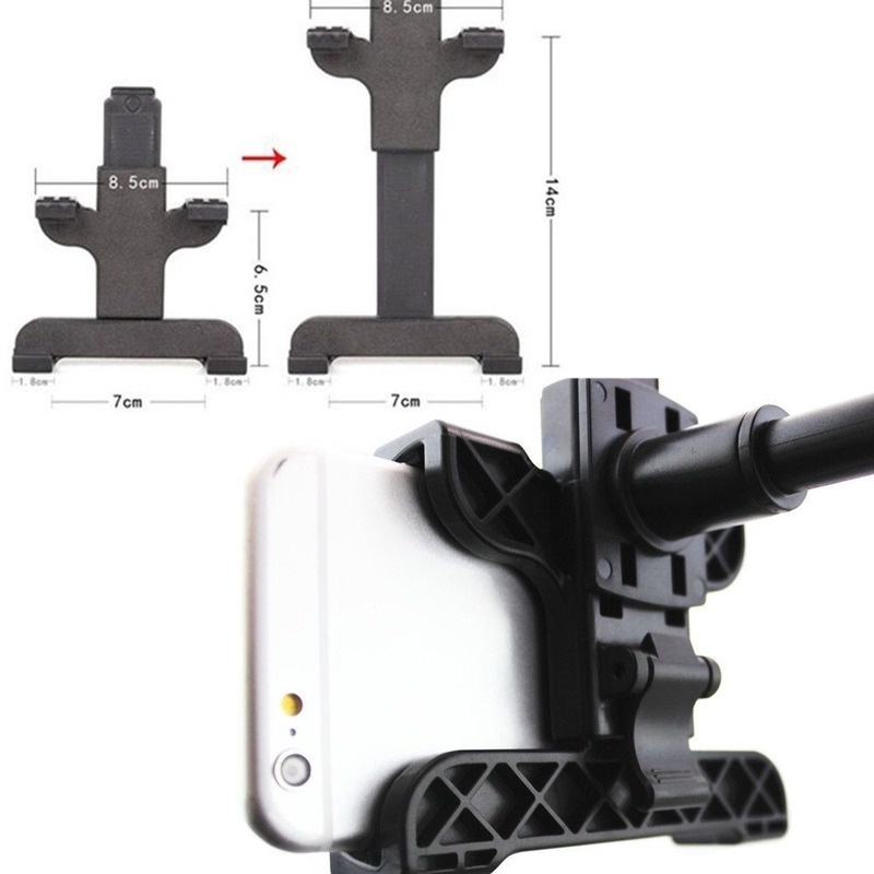 Penopang lengan panjang ipad holder Universal car Tablet PC holder tablet support Braket kaca depan Bracket panel instrumen Baki hisap dudukan tablet Dapat berputar 360 derajat Dapat disesuaikan dengan menekuk Biasa digunakan untuk 6-10 inci