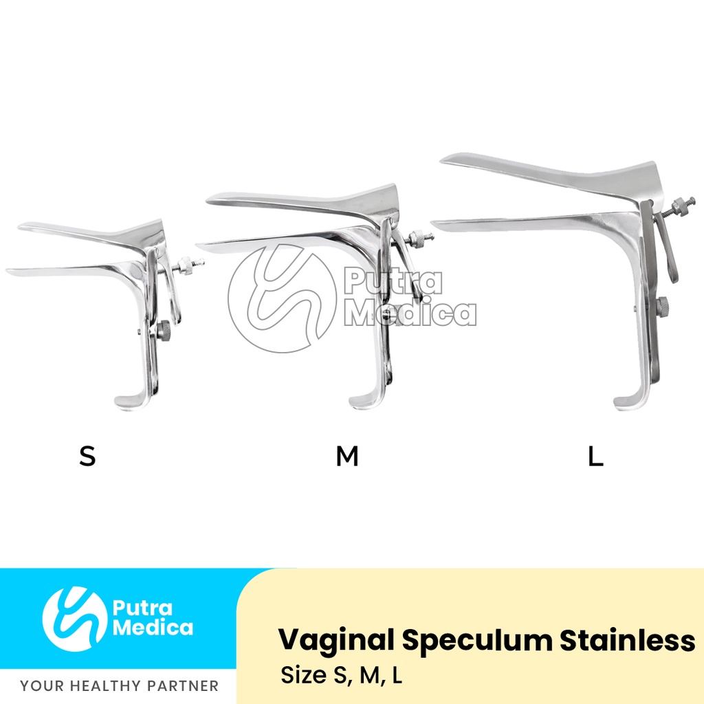 Vaginal Speculum Stainless Steel - L /  Cocor Bebek / Spekulum