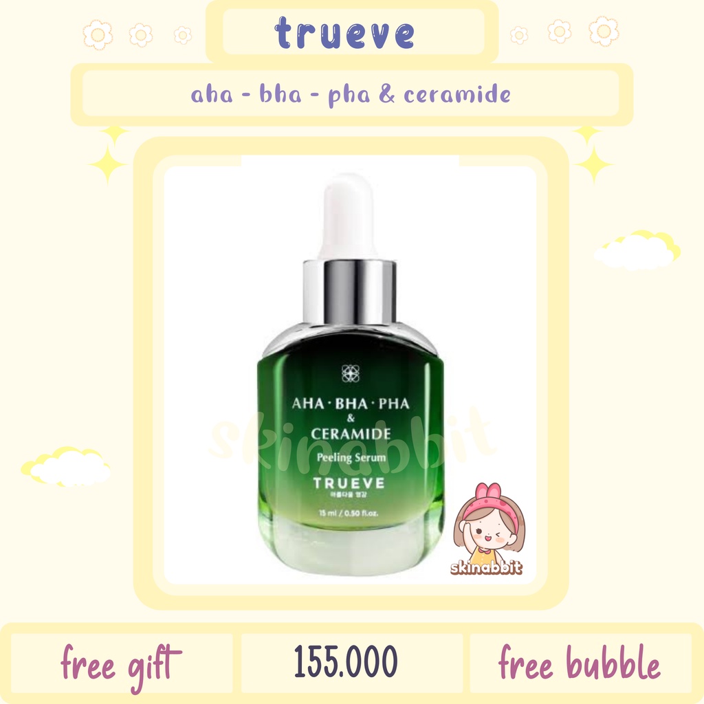 TRUEVE AHA-BHA-PHA & CERAMIDE PEELING SERUM / SERUM TRUEVE