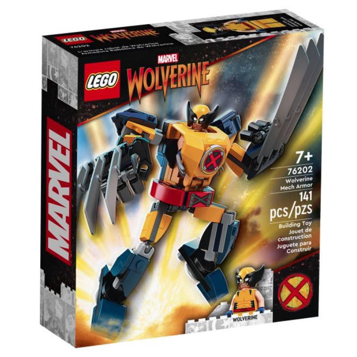 Lego Marvel Robot Mecha Wolverine Armor