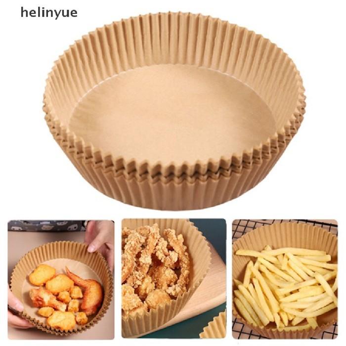 

Papan | Hel Air Fryer Disposable Paper R Non-Stick Mat Steamer Round Paper Bak