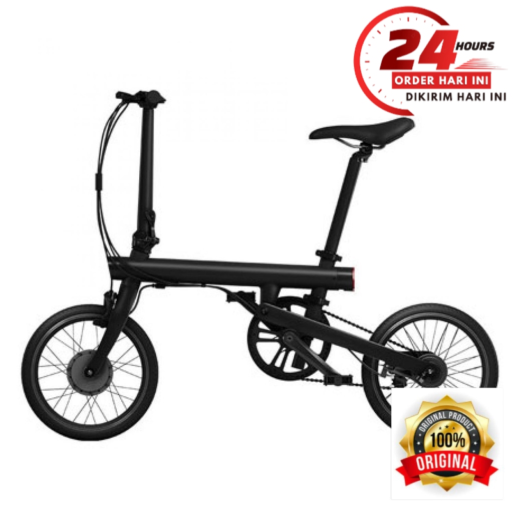 [TM] ORIGINAL  QiCycle EF1 Sepeda Elektrik Lipat Smart Bicycle (EU Version)-Black