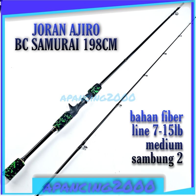 joran casting ajiro samurai 198 cm grosir