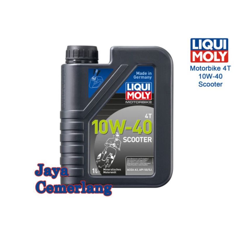Liqui Moly Motorbike 4T 10W-40 Scooter 1L – Oli Motor Matic 1618