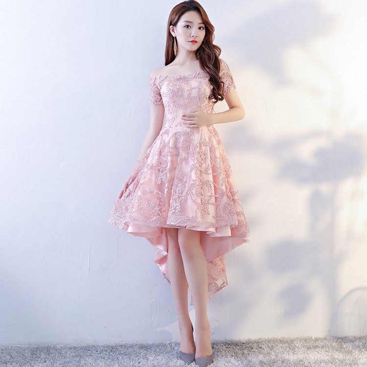 Gaun Pesta 1807057 Pink Party Dress Gown