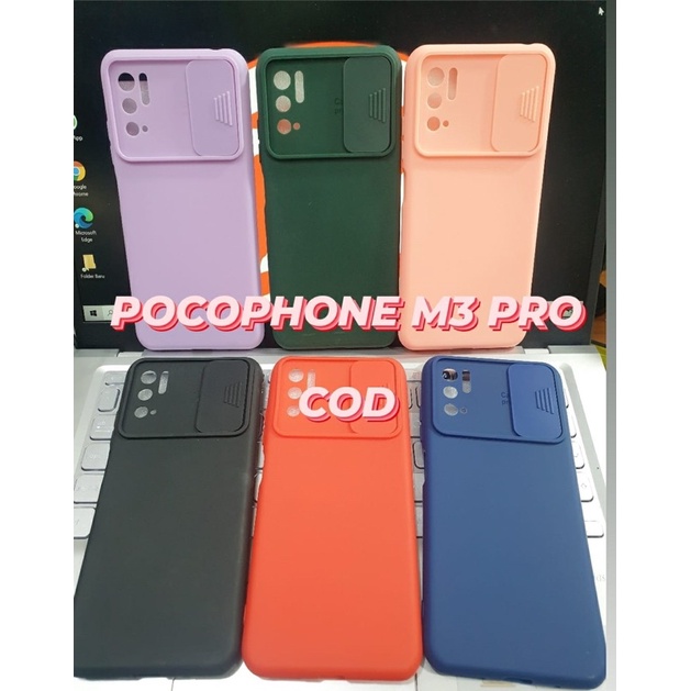 CASE SLIDE XIAOMI POCOPHONE M3 PRO - CASE PLUS PELINDUNG KAMERA CASE SLIDE POCOPHONE M3 PRO-BENUA DUNIA