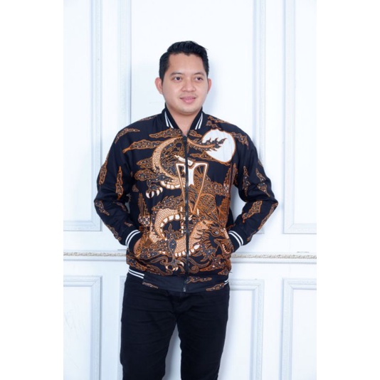 jaket batik BOMBER, HOODIE harga GROSIR produksi SENDIRI pria wanita naga bulan
