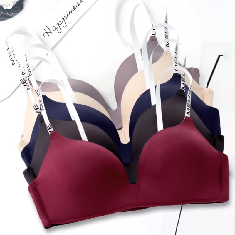 Logirlve Wanita TR39 Bra Seamless Bra Nirkabel Push Up Bra Bralette Import Real Pict afm