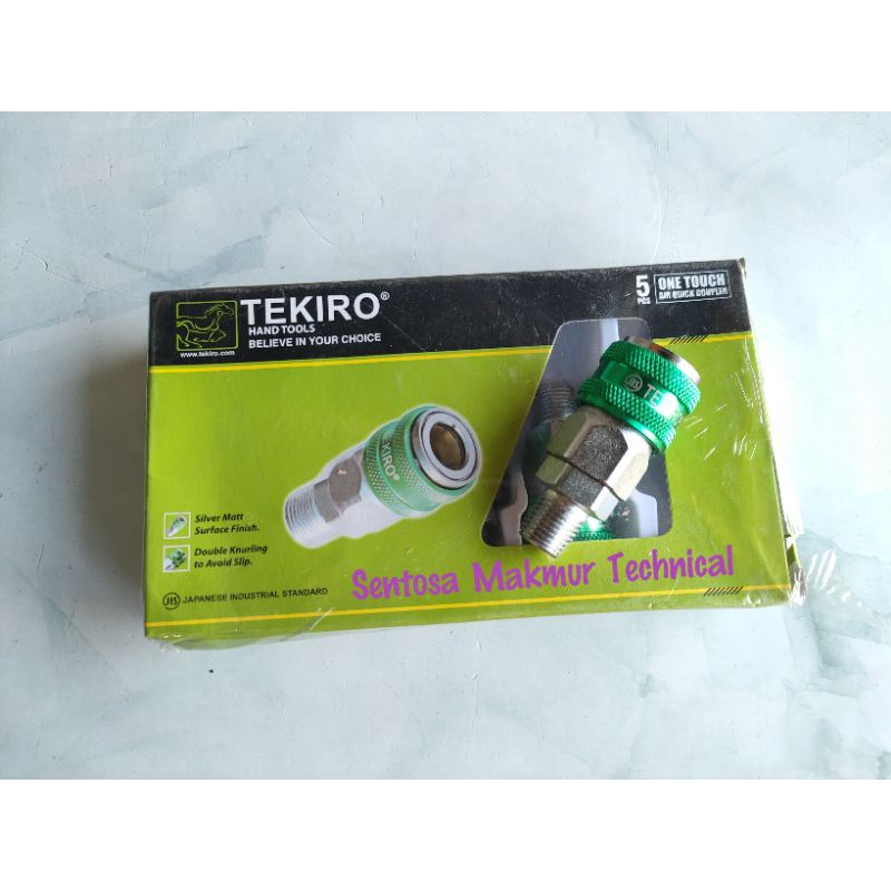 TEKIRO SM 20 ONE TOUCH Quick Coupler Kopler Selang Kompresor SM20