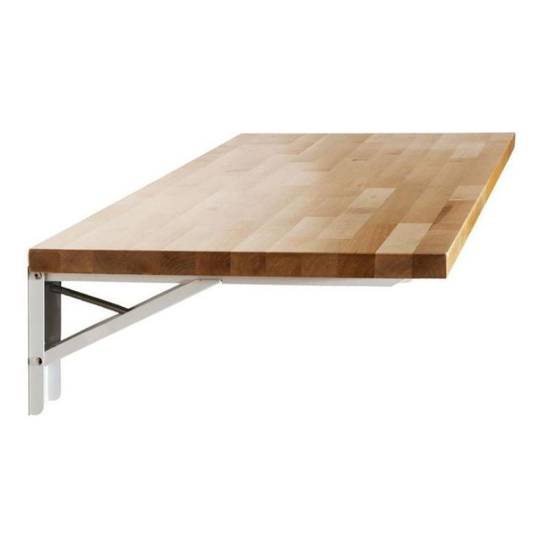 PREMIUM MURAH Meja Rak Siku Lipat Dinding Ambalan Floating Shelf Desk PVC Sheet Anti Air Portable Ae