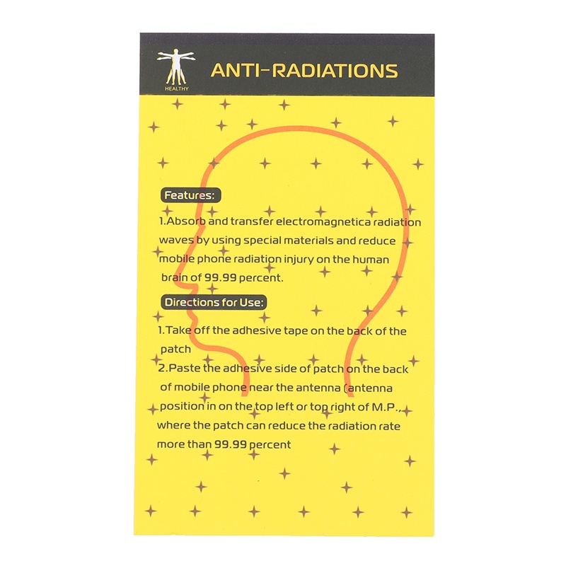 (LUCKID) 6pcs Stiker Pelindung EMF Anti Radiasi