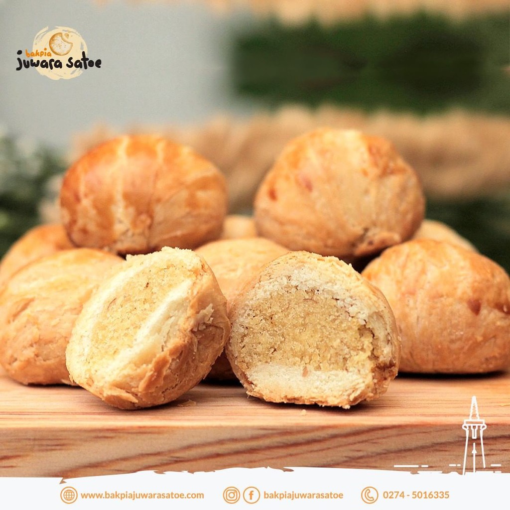 

Bakpia Kacang Hijau ASin isi 10