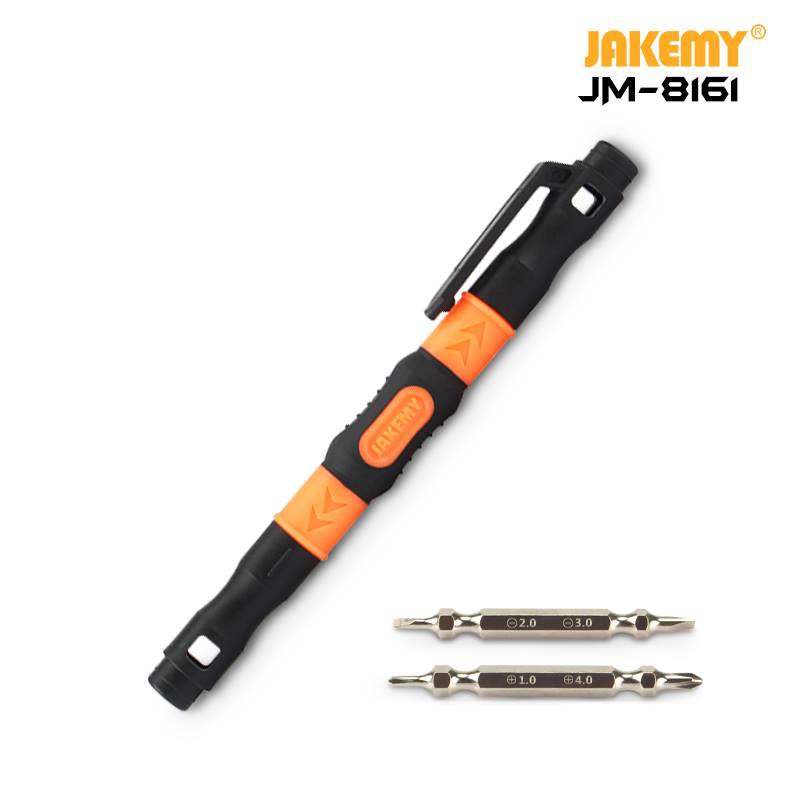 Jakemy JM-8161 9 in 1 Precision Multibit Screwdriver with 4 (3 PACK) Original