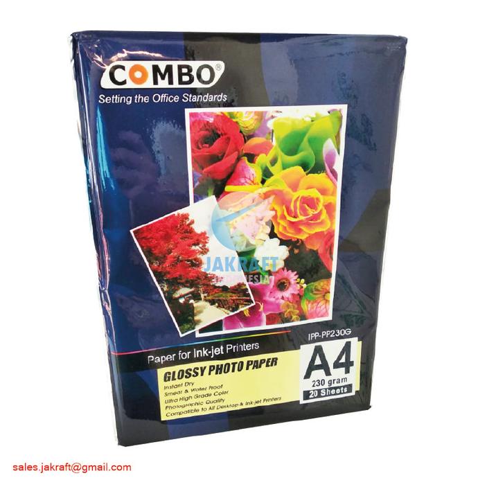 

Promo Awal tahun Kertas Foto A4 Tebal 230 Gram Gsm Glossy Photo Paper Seperti JOYKO Promo Awal tahun