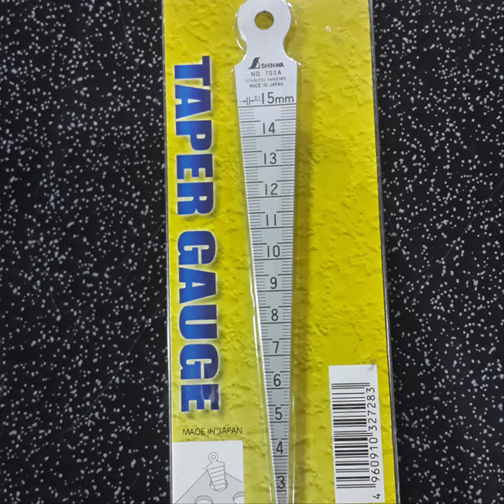 

Dijual Taper Gauge SHINWA 1-15mm Diskon