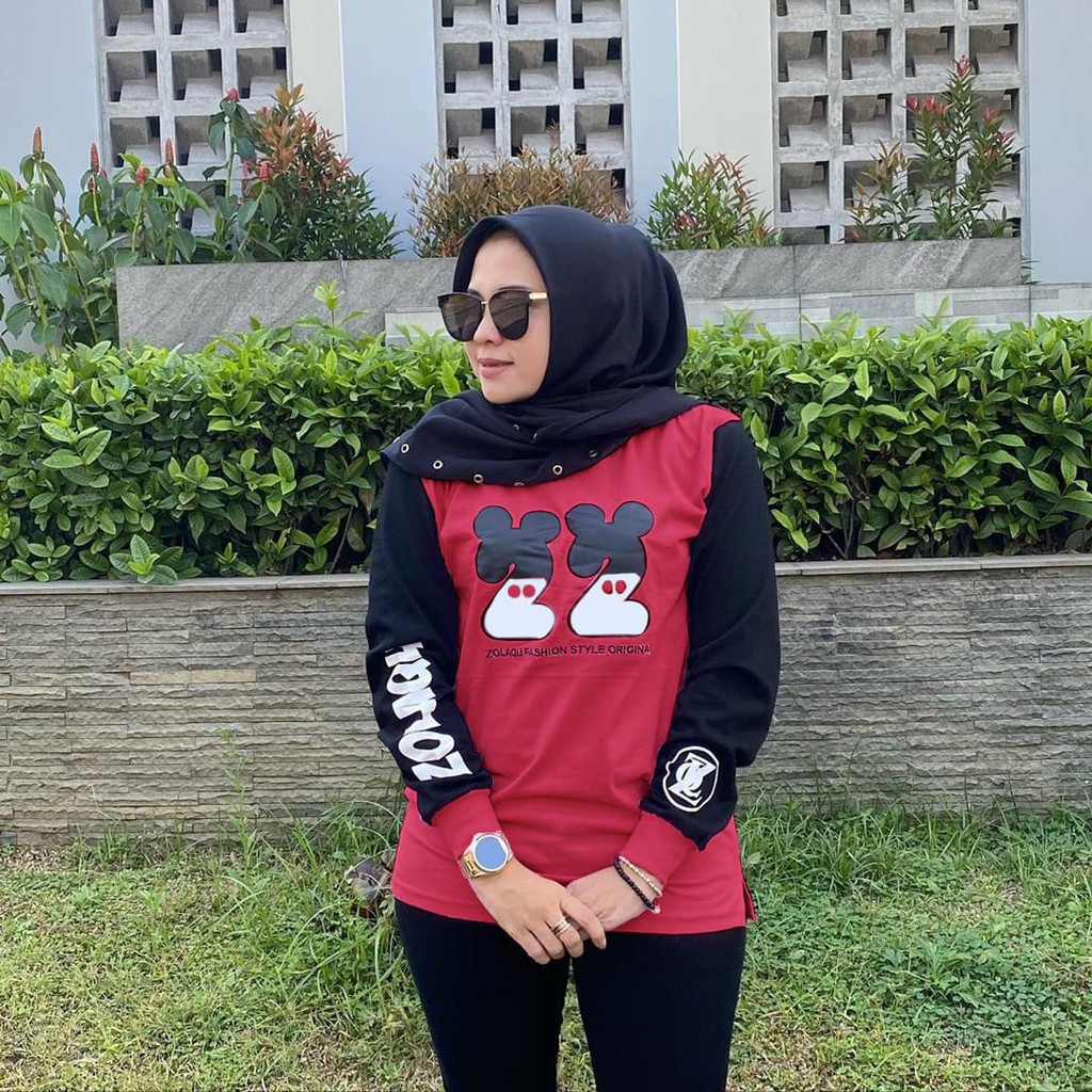 INDOBEST SWEATER ARAZO LENGAN PANJANG / ATASAN BLOUSE WANITA