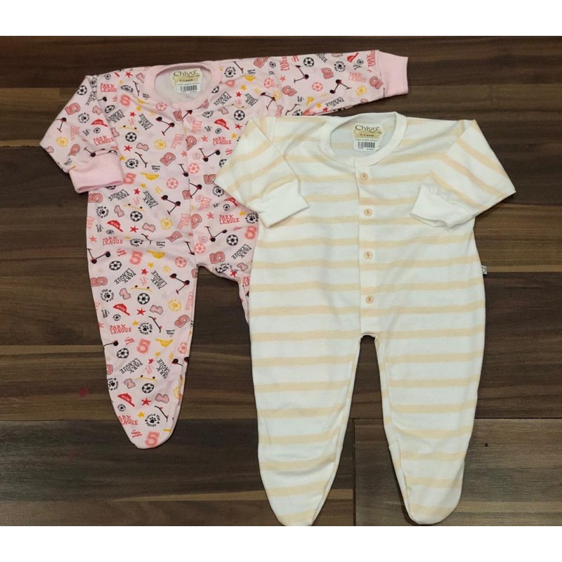 CHIYO BABY SLEEPSUIT - BAJU KODOK PANJANG 0-3 BULAN | baju bayi