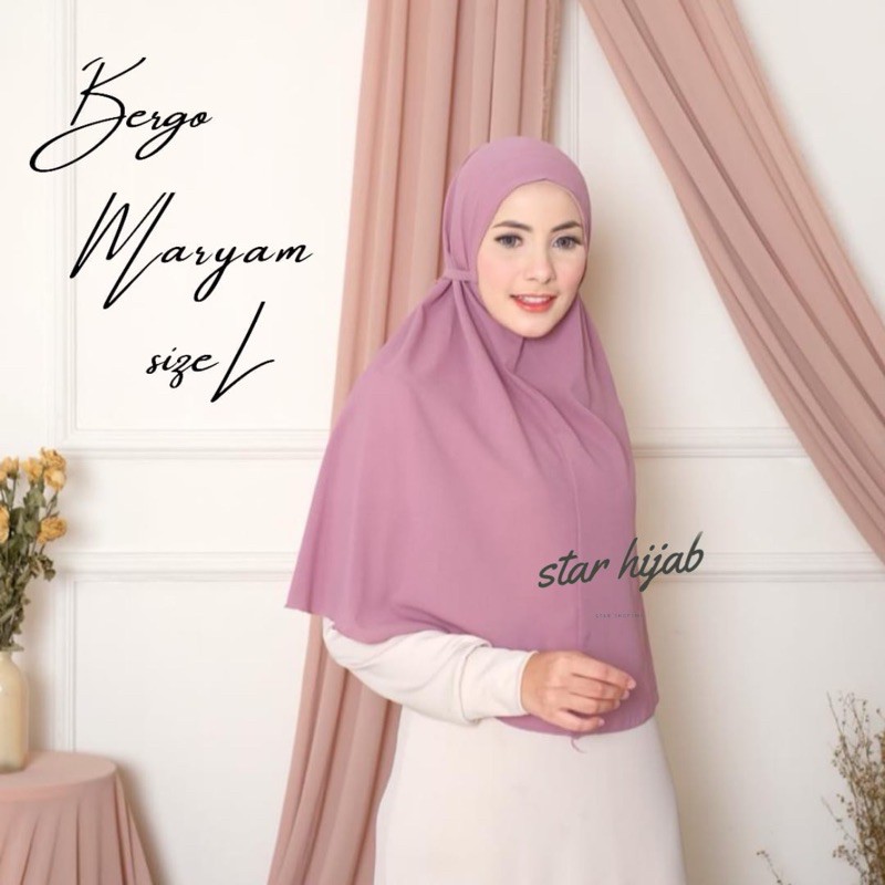 Khimar Bergo Maryam Uk. L