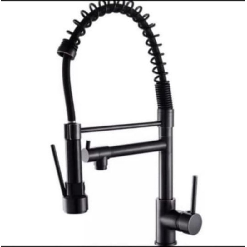 kran pantry hitam / keran Sink pantry hitam / kran sink tarik hitam