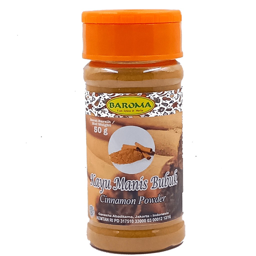 

Kayu Manis Halus / Cinnamon Powder 50g - Baroma Bumbu Rempah