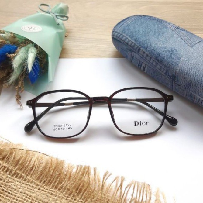 Kacamata minus antiradiasi frame deor 2127 TR90 bahan lentur ( free cairan dan lap kacamata )