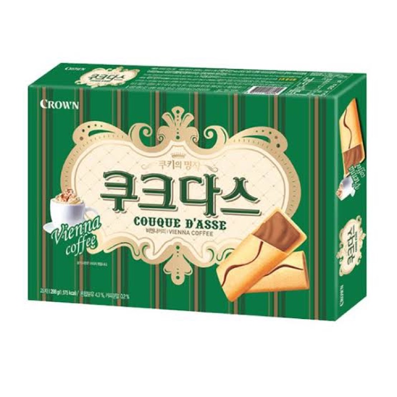 

Crown Couque D’Asse Vienna Coffe Cokkies 72gr