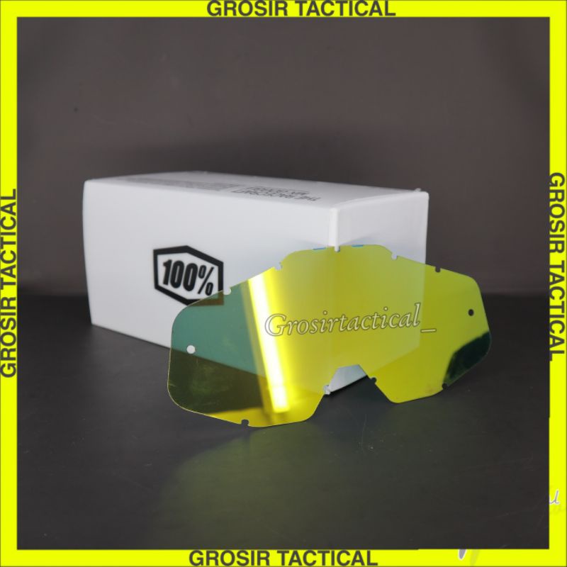 LENSA GOGGLE 100%/KACA GOGGLE 100%/LENSA KACAMATA GOGGLE 100%