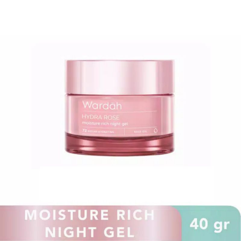 WARDAH Hydra Rose Moisture Rich Night Gel 40g