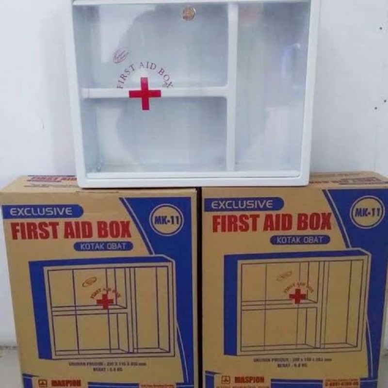 Jual KOTAK P3K DINDING FIRST AID BOX MASPION MK 11 KOTAK P3K Mk11 