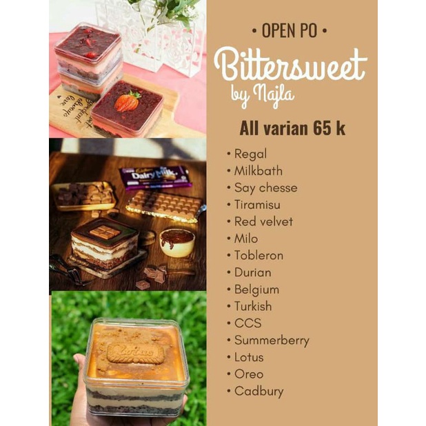 

Bittersweet by Najla Dessert Box (Jastip)