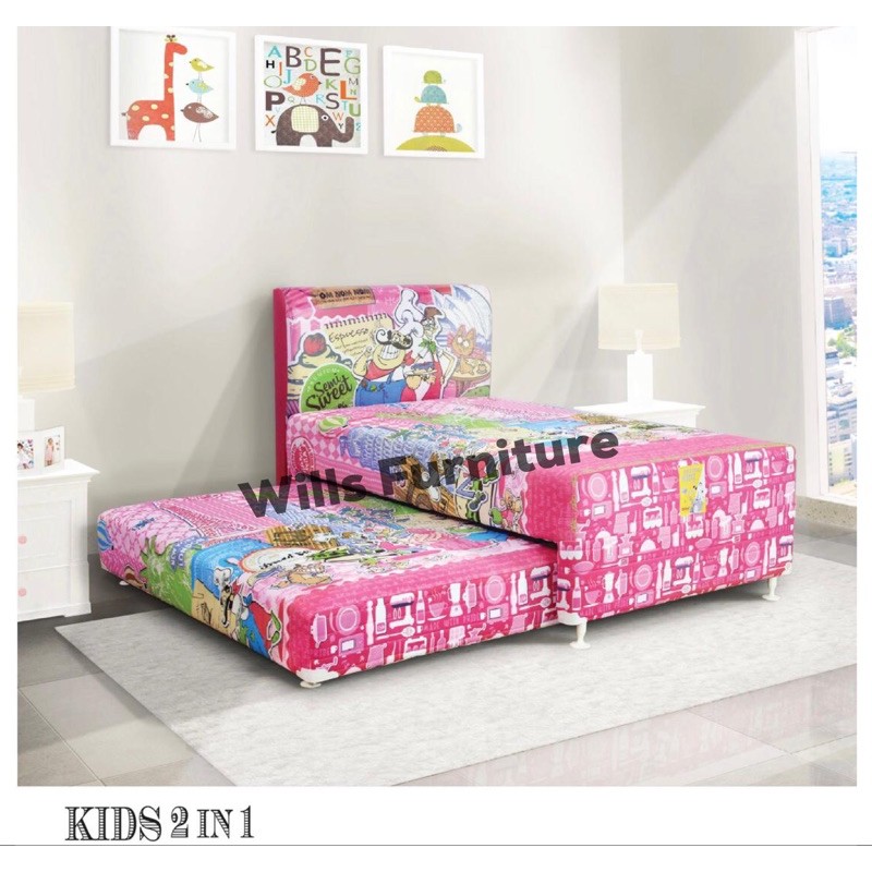 springbed central anak 2in1 murah makassar