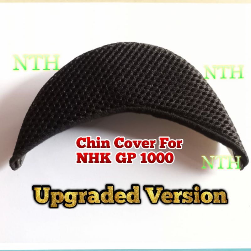 Chin Cover Helm NHK GP1000 Berkualitas.Chin Curtain Chin Guard kain penutup dagu helm NHK GP1000