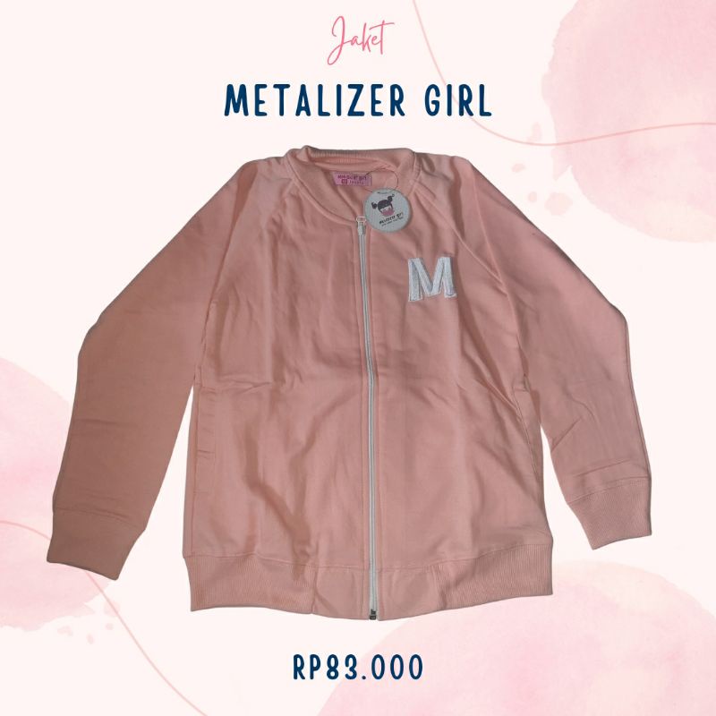 Jaket Anak METALIZER GIRL - Peach