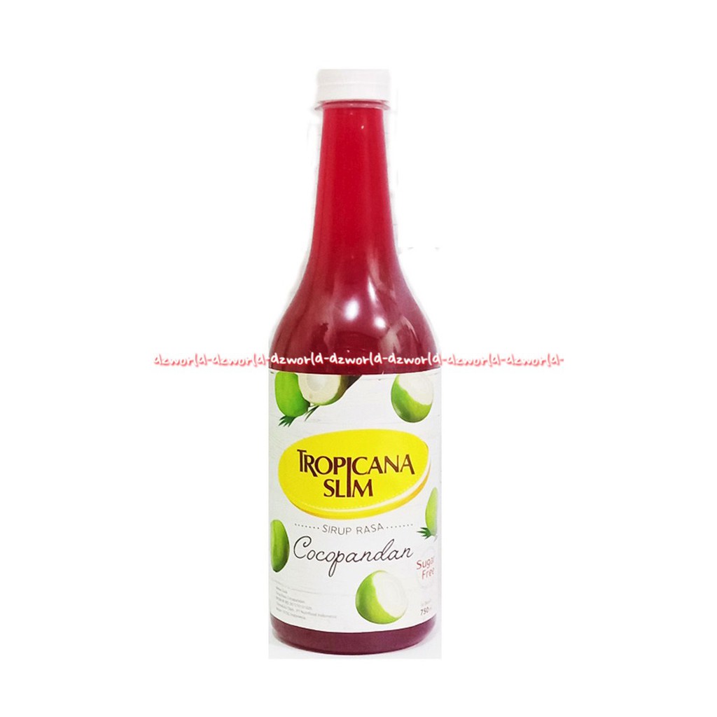 Tropicana Slim Syrup 750ml Flavour Orange Cocopandan Lychee Sugar Free Sirup Bebas Gula Syrup Cair Less Sugar Tropicanaslim Sirup Rasa Jeruk Kokopandan Leci Kemasan Botol 750 ml