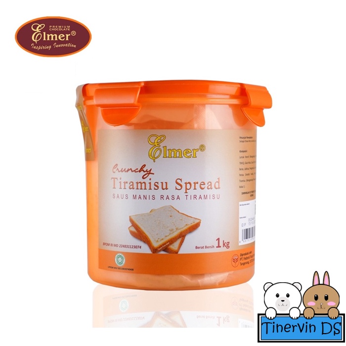 

Crunchy Tiramisu Dip Glaze - ELMER - Kemasan Pabrik 1kg