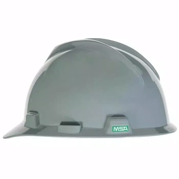 helm proyek merk MSA sarang puter ber SNI / Fastrack abu-abu