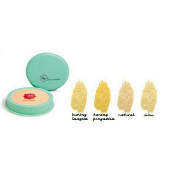 ^ KYRA ^ Viva Bedak Doos Face Powder Kemasan Hijau Tabur - Netto 25 gr